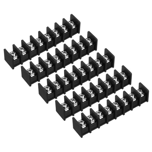 Borniers 8 positions évitez les surchauffes bornes à vis uxcell 300V 30A pas 11mm