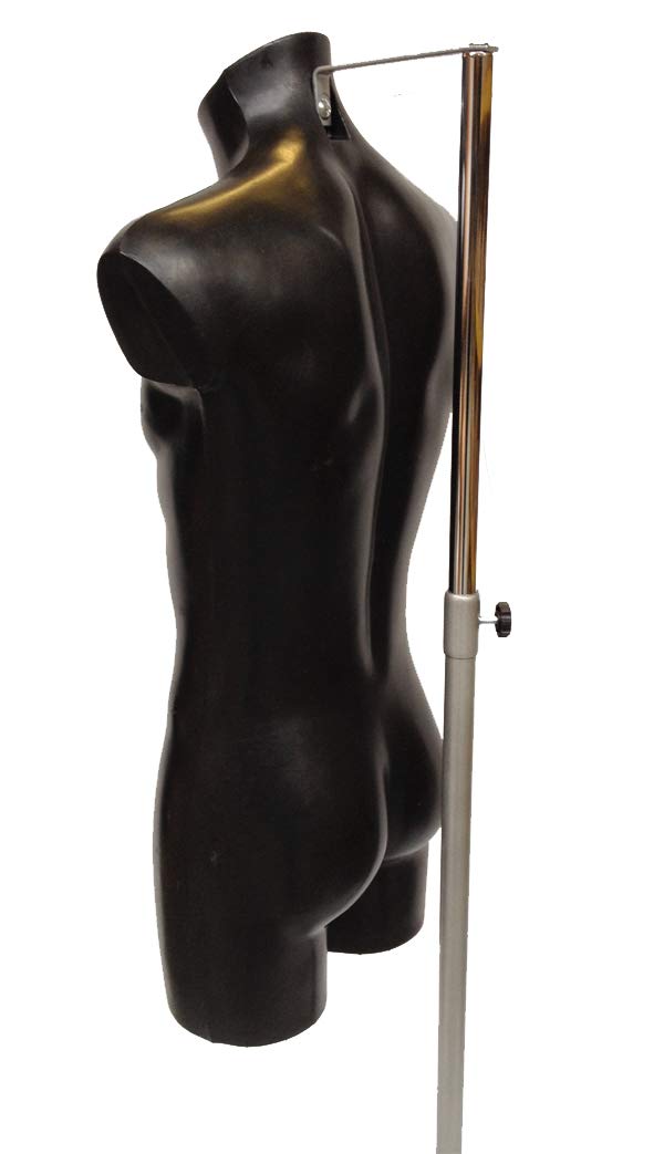 Busto espositivo per abbigliamento sportivo da uomo Nero