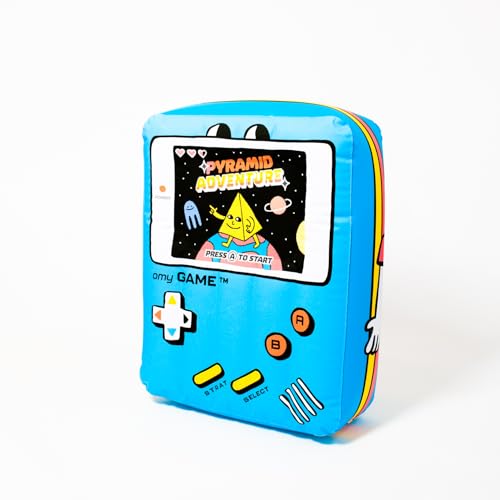 Omy Giant Inflatable Pillow – Video Game | Game Console Design for Relaxation or Decorative Touch | Perfect for Adults, Teens, and Kids | Indoor Use Living Room or Bedroom