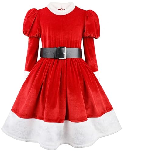 Habit de Noël bébé fille robe de princesse en tulle rouge
