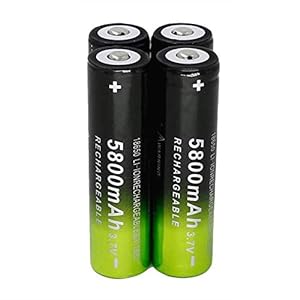 4pcs Oplaadbare batterijen 18650 batterij hoge capaciteit 5800 mah 3.7 v li-ION lithiumbatterij Oplaadbare 18650…
