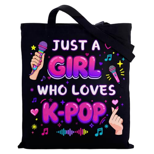 Bolsa tote de lona para fans de K-Pop miniatura 1