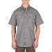 5.11 Tactical #71152 Cotton Tactical Short Sleeve Shirt (Grey, Medium)