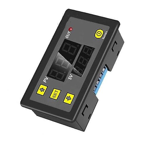 DC 12V Timer Relay Module with Time Display, Timing Relay Switch ON Off Control 20A Timer Switch Module for Car Vehicle