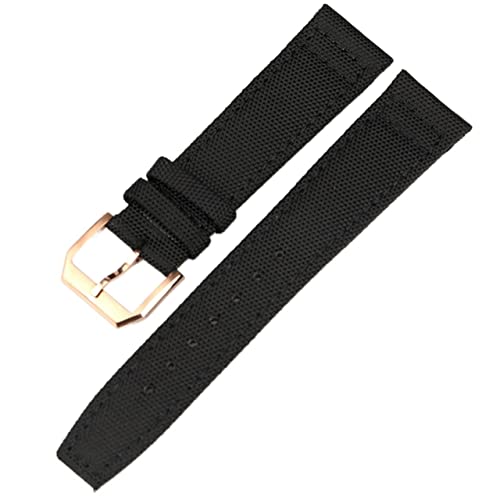 Bracelet de montre pour IWC Pilot accessoire nylon cuir Portugieser 21mm