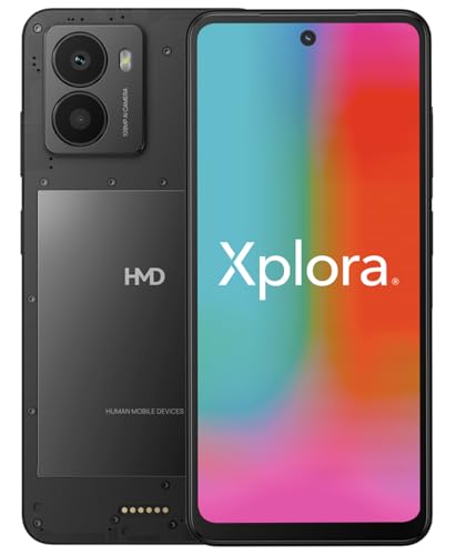 XPLORA HMD Fusion X1 Mobiltelefon für Kinder und Jugendliche - 5G-fähig Jugendschutz-Einstellungen Schulmodus SOS-Funktion GPS-Ortung und Sicherheitszonen - Abonnement Erforderlich