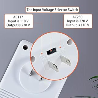 Transformateur de tension 110V à 230V 100W Adaptateur de voyage dans le monde entier Transformateur 110V / 120V à 220V / 240V Appareils électriques applicables aux États-Unis, Japon