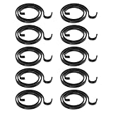 Gutol Muelles para manillas de puertas, espiral interior de 1,9 cm de vuelta, repuesto para manillas y cerraduras, paquete de 10