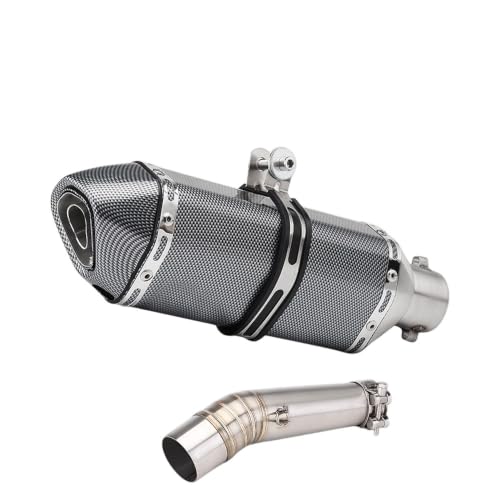 Tuyau d'échappement en acier inoxydable 51mm pour moto NC