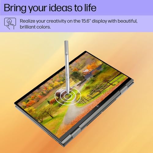 Treasure HP Envy x 360 Touchscreen 2-in-1 Laptop, 15.6" FHD 1920 * 1080 Touchscreen 60Hz, AMD Ryzen 5 7530U (Beat i7-1165G7), 32GB RAM, 1TB SSD, Stylus Pen, Backlit KB, Wi-Fi 6, HDMI,... - Image 3