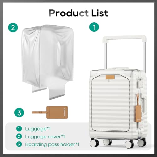 Joyway Zipperless Carry On Luggage with Aluminum Frame - image 7
