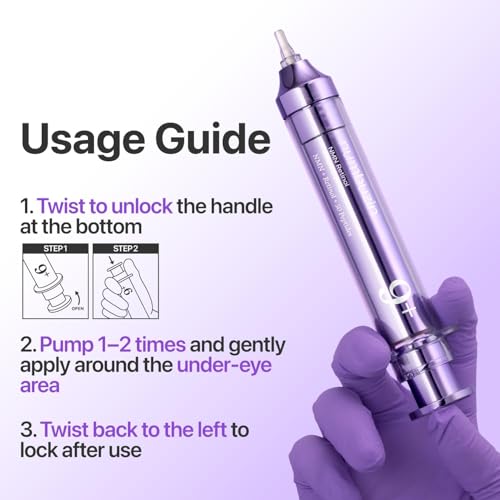 Image of No.9 NAD+ Retinol Peptide Eye Cream 15 ml Retinol Under Eye Serum Dark Circles, Fine Lines Wrinkles Hydrating, Firming Brightening Peptides Niacinamide Glow Treatment Daily Use Under Eye Care