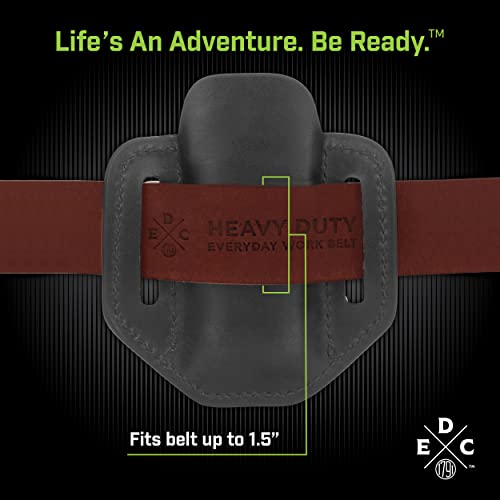 1791 Edc Multitool Sheath, American Leather, Multitool Pouch For Belts, Compatible With Heavy Duty Leatherman, Sog And Gerber Multitools - Easy Slide Holster, Black #TOP2