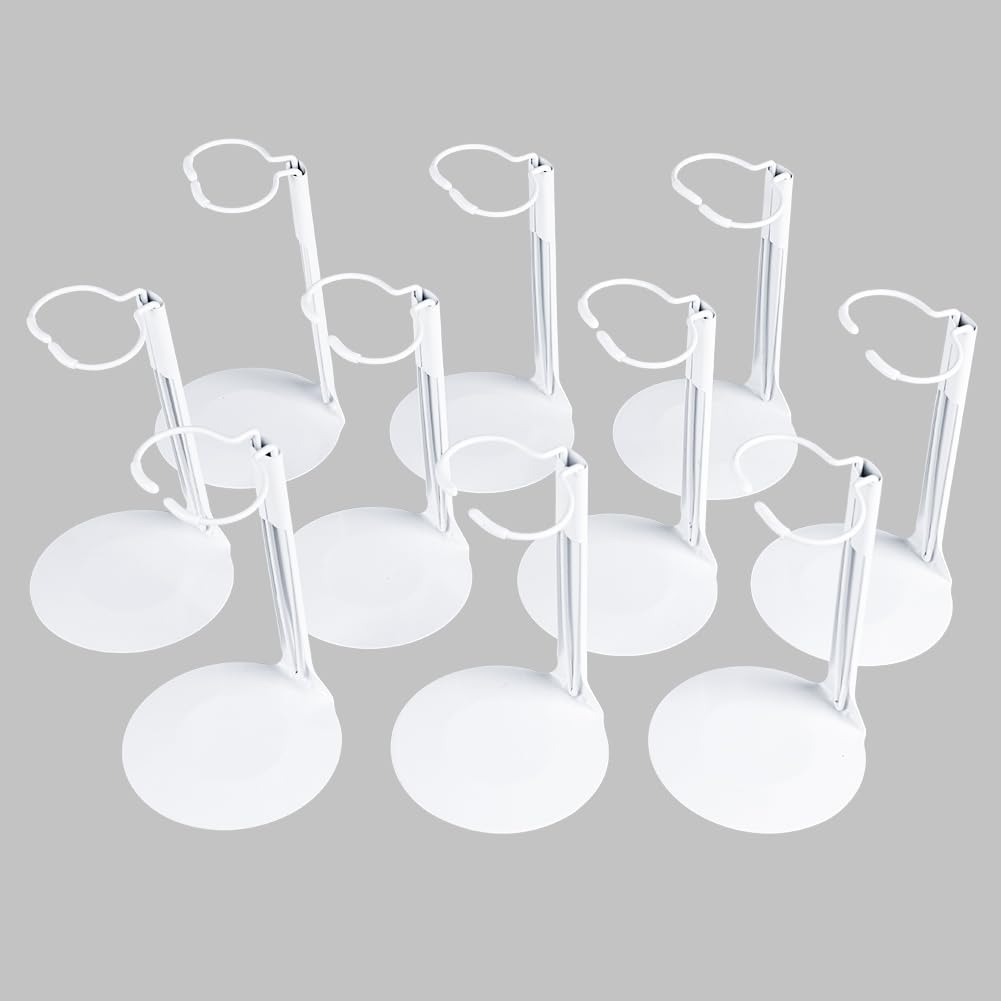 UCanaan 10 Supporti per Bambole Action Figure Stand Filo in Vita Espandibile 8-12 Pollici 1/6