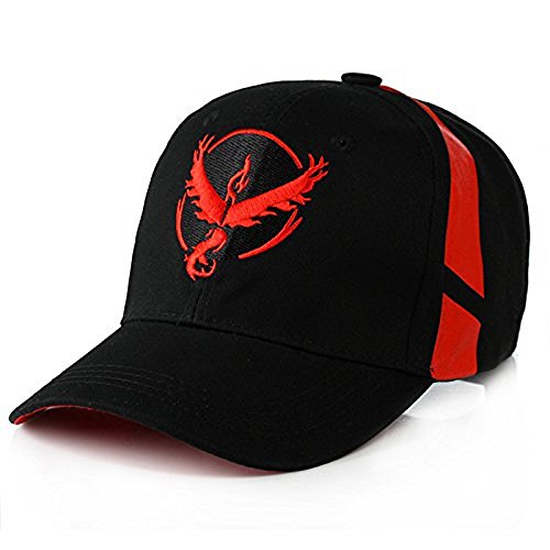 Embroidered Pokemon Go Team Mystic, Valor, Instinct Snapback Baseball hat cap by O-Flow