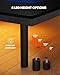 Amada Queen Adjustable Bed Frame and 12 Inch Cooling Gel Memory Foam Mattress Set, Massage, Head & Foot Incline, Wireless Remote, USB Ports, LED Night Light, Medium Firm Support