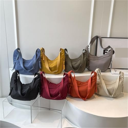 Nylon Fabric Shoulder Bag Capacity Women's Crossbody Messenger Bag Leisure Versatile Shoulder Hobos Bag4