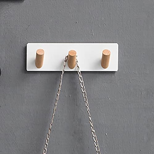 Perchero gancho para llaves de diseño minimalista negro con viscosa robusta 3