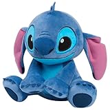 Just Play Disney Stitch Many Moods 14-inch Interactive Plush, 50+ Sounds & Effects, LCD Eyes, Inspired by Disney's New Live-Action Lilo & Stitch Movie, Toy for Fans, Girls, Boys, Kids 3+