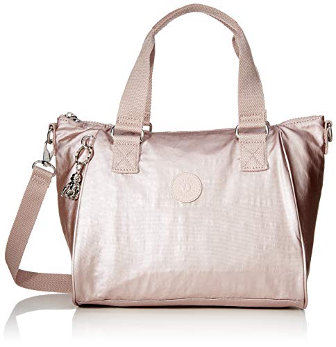 Kipling Amiel, Borsa con Maniglia Donna, Rosa