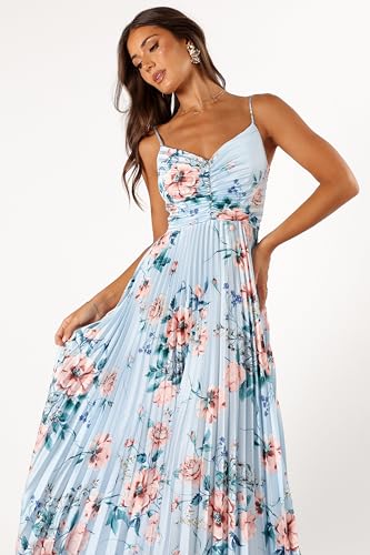 Image of Petal & Pup Women's Naira Pleated Maxi Dress