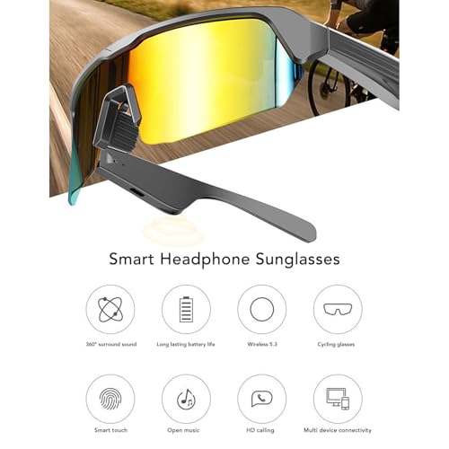 Lunettes de soleil Bluetooth 5.3 son cristallin outdoor