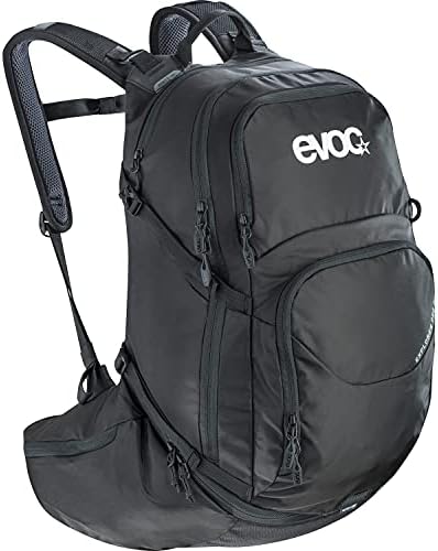 EVOC, Explorer Pro MTB 26L Backpack -Hydration Pack for Biking, Hiking, Motorcycles - Holds Up to 2L Hydration Bladder, Black