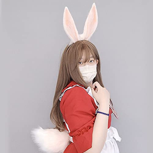 Meninas Anime Hairhoop De PelúCia Orelha De Coelho Bandana/Cauda Fantasia Cosplay Festa Lindo Toucad