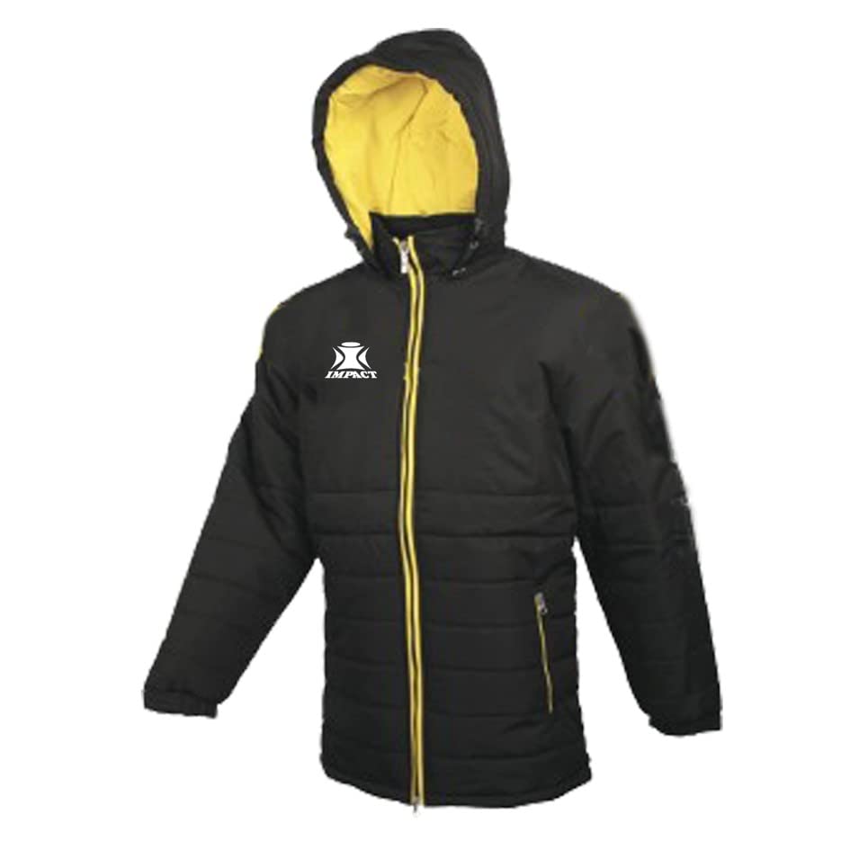 Parka grand froid Impact noir jaune pour bloquer le vent glacé