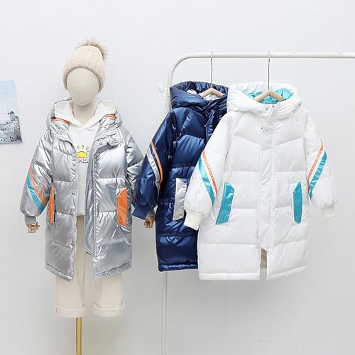 Coat Jacket Boys Girls Boys Winter Warm Thick Solid Cotton Long Sleeve Padded Jacket Coat Clothes4