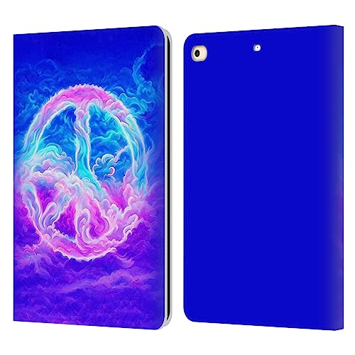 Étui portefeuille en cuir Wumples pour iPad 9.7 2017 et 2018 avec motif cosmique Head Case Designs