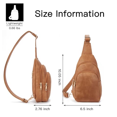 Image of Telena Crossbody Bags for Women Leather Cross Body Sling Bag for Woman Travel