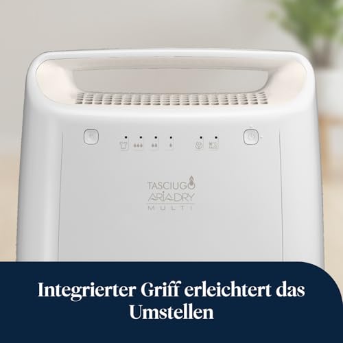 De’Longhi Tasciugo AriaDry - Tragbarer Luftentfeuchter mit 3-Fach-Filtersystem, 10L/Tag Feuchtigkeitsentzug, Wäschetrockner, Anti-Schimmel… – Ansicht 5