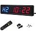 BTBSIGN 1.8'' LED Interval Workout Timer Countdown Stopwatch (Two Blue+Four Red)