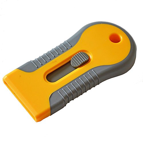 Pack Of 4 Retractable Razor Blades Scrapers, 20Pcs Replaceable Razor Blades For Decal Sticker Glue Removal #TOP5