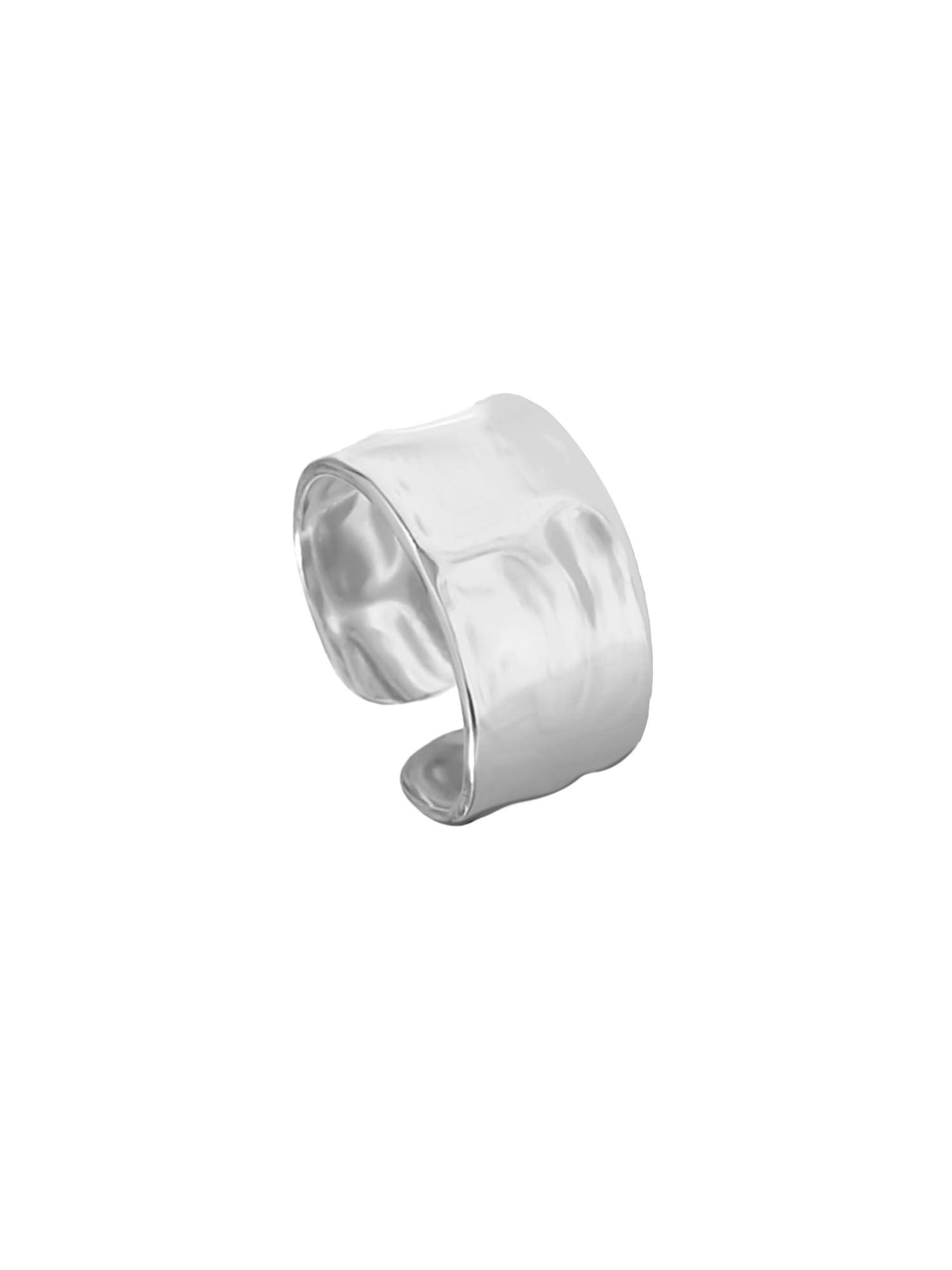 Rings for Women and Girls Fashion Silver Band Ring | Rhodium Plated Adjustable Finger Ring for Women | Birthday Gift For Girls & Women Anniversary Gift for Wife