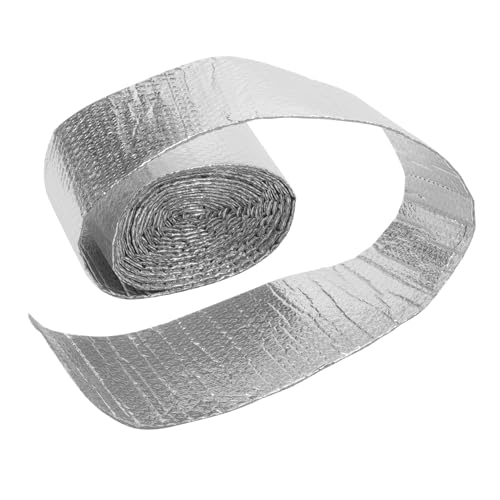 KALLORY 1Roll Reflective Bubble Film Roll Feet Thermal Insulation Foil for Roofs Walls Greenhouses and Pipelines Moisture Barrier Noise Reduction Energy Saver