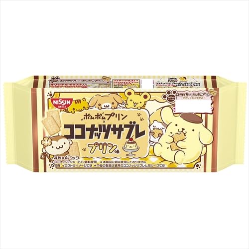 Amazon.co.jp: 日清シスコ ココナッツサブレプリン味 16枚入 : 食品