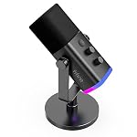 FIFINE – FIFINE XLR Gaming Mikrofon für Streaming Podcast Studio, USB