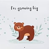 Joss & Lac Design Calendrier de première année pour bébé avec 75 autocollants – Genre neutre | Arbre généalogique | Enregistrez chaque moment spécial pour les bébés garçons et les bébés filles