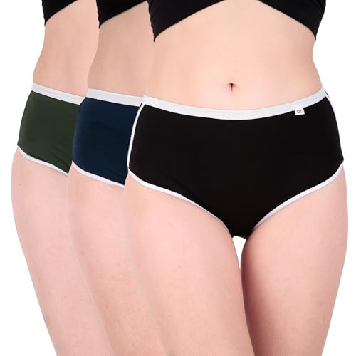Image of XJARVIS Lima Women Boyshort Underwear Breathable Stretch Cotton Boyshort Panties Designed for All-Day Comfort Made with Cotton Blend Soft Flexible Mid-Rise Moisture-Wicking