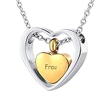 ➌ ♥Este collar de cenizas se puede usar para guardar cenizas, perfumes, cabello, etc. Se puede usar para conmemorar a sus seres queridos y amigos.