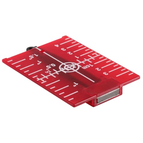 LT02R Placa de alvo a laser magnética para piso com suporte para aplicações de feixe vermelho - Melh
