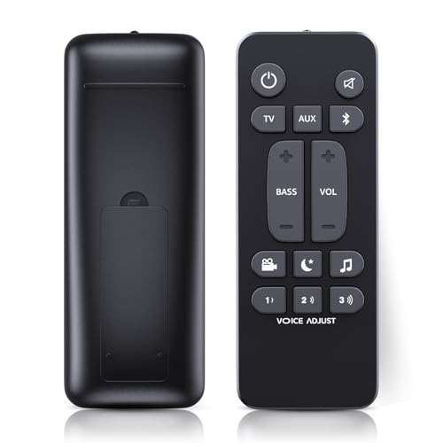 Universal Soundbar Remote Control Replacement for Polk Audio Signa S1, S2, S3, S4 Ultra-Slim Sound Bar, RE6214-1 RE62141