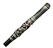 Jinhao Vintage Dragon Roller ball Pen Gray Red for Journal Writing, Travel Diary with Pen Pouch and Jewelry on Top Heavy Pen