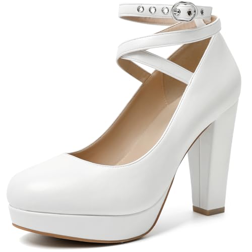 Image of Mostrin Fashion Vintage Womens Small Bowtie Platform Pumps Ladies Sexy High Heeled Shoes