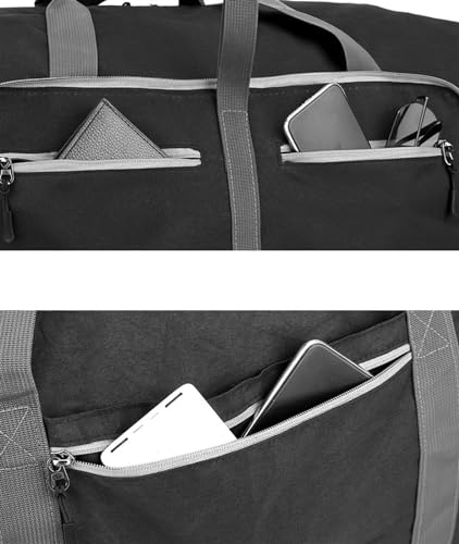 Duffel Bag 24inch Garment Bag with Shoe Compartment, 2 in 1 Hanging Suitcase Suit Weekender Bags Overnight Bag Travel (Color : G, Size : 63 * 29 * 35cm)4