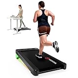 Yesoul Walking Pad Treadmill with 10% Auto Incline, Under Desk Treadmill for Home Walking, Hiking & Running, 300lbs Capacity, Smart App Scenic Routes & Live Classes, Auto-Black