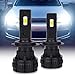WE LITING Ampoule H7 LED, 6000K Blanc froid 16000LM 70W Ampoules H7 LED super lumineuses, Mini Design Puissant Puce Lampes frontales de voiture, Kit de conversion de phare LED tout-en-un (2PCS)