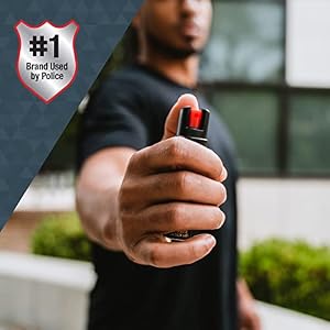 SABRE Advanced Pepper Spray, 3-in-1 Formula Contains Maximum Strength Pepper Spray, CS Military Tear Gas and UV Marking Dye, Compact Belt Clip for Easy Carry and Fast Access, 35 Bursts, 0.67 fl oz SABRE Advanced Pepper Spray, 3-in-1 Formula Contains Maximum Strength Pepper Spray, CS Military Tear Gas and UV Marking Dye, Compact Belt Clip for Easy Carry and Fast Access, 35 Bursts, 0.67 fl oz